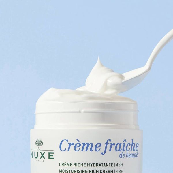NUXE CREME FRAICHE de Beauté Crème Riche Hydratante 48H 50ml - Peaux Sèches