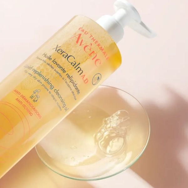 AVENE Xeracalm AD Huile Lavante Relipidante 750ml - Peaux très Sensibles (Eczéma Atopique, Démangeaisons)