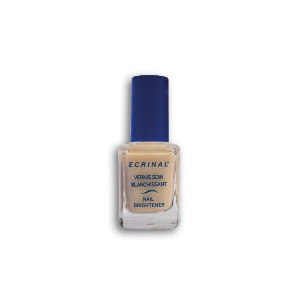 ECRINAL Vernis Soin Blanchissant 10ml - Soin des Ongles Jaunis, Tachés et Ternes - Huile de Coton, Sève de Bouleau