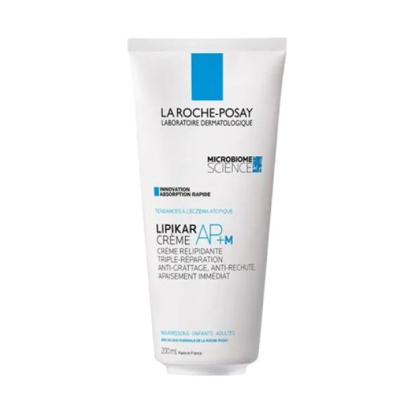 LIPIKAR AP+M Crème Relipidante Triple Réparation 200ml - Anti-Grattage, Anti-Rechute, Apaisement Immédiat