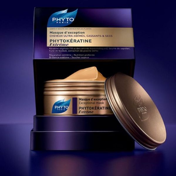 PHYTOKERATINE EXTREME Masque d' Exception 200ml - Cheveux Ultra Abîmés, Cassants et Secs