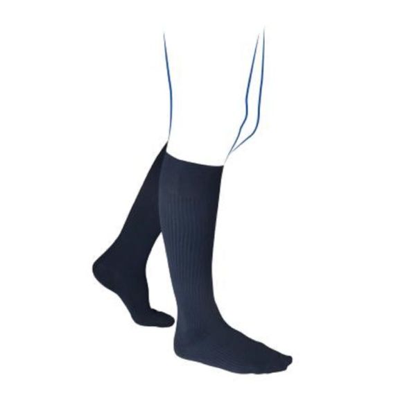 VENOFLEX Fast Air Marine - Chaussette de Contention en Homme Classe 2 - 15-20 mmHg / 20.1-27 hPa