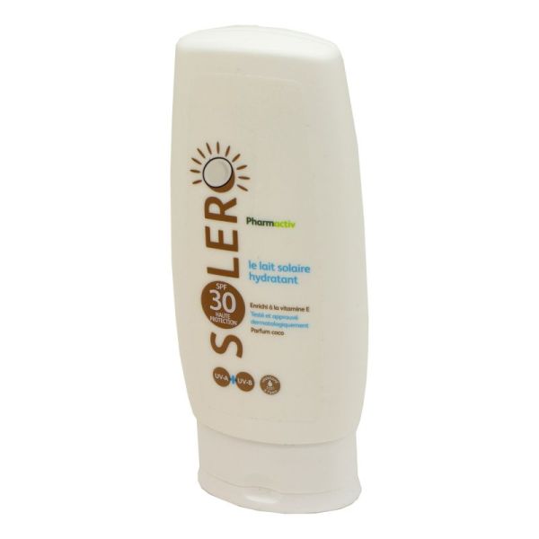 PHARMACTIV SOLERO Le Lait Solaire Hydratant SPF30 200ml - Haute Protection UVA UVB