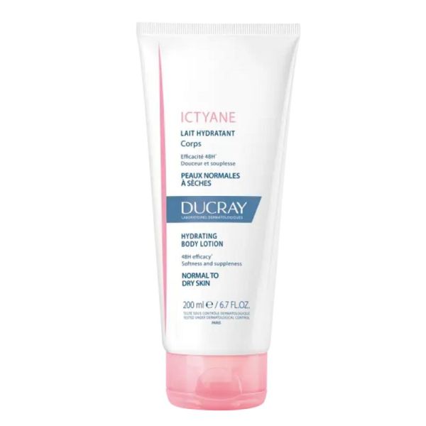 ICTYANE Lait Hydratant Corps 200ml - Peaux Normales à Sèches