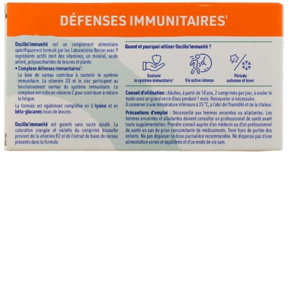 BOIRON OSCILLO IMMUNITE Complexe Multi-Actifs  60 comprimés
