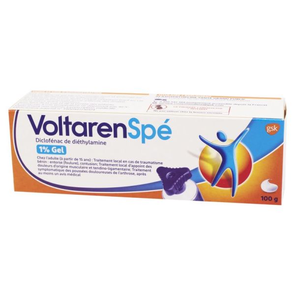 Voltarenspé 1%, gel - Tube 100g