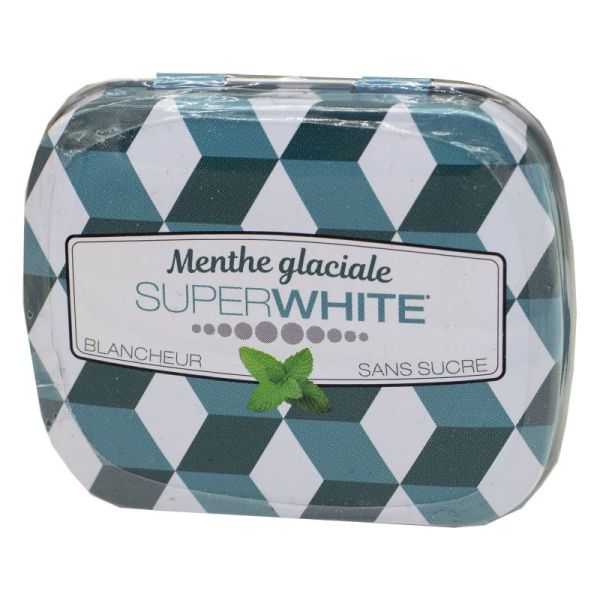 SUPERWHITE 50 Pastilles Fraîcheur Menthe Glaciale - Mauvaise Haleine