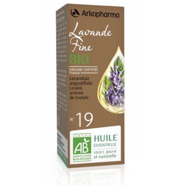 ARKOESSENTIEL BIO Lavande Fine n°19 - Fl/5ml - Huile Essentielle 100% Pure et Naturelle