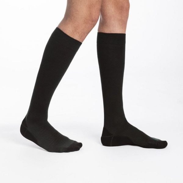 SIGVARIS ACTIVE LOISIRS Chaussettes NOIR - Contention Homme Classe 2