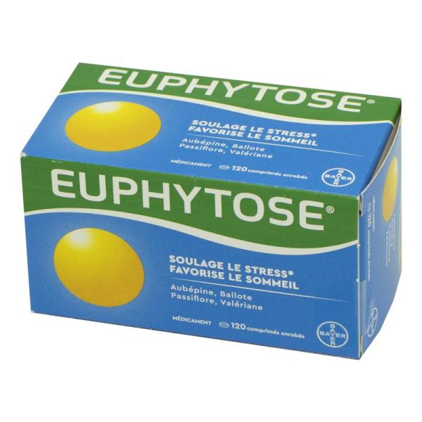 EUPHYTOSE STRESS 120 Comprimés - Anxiété, Sommeil - 3400932897162