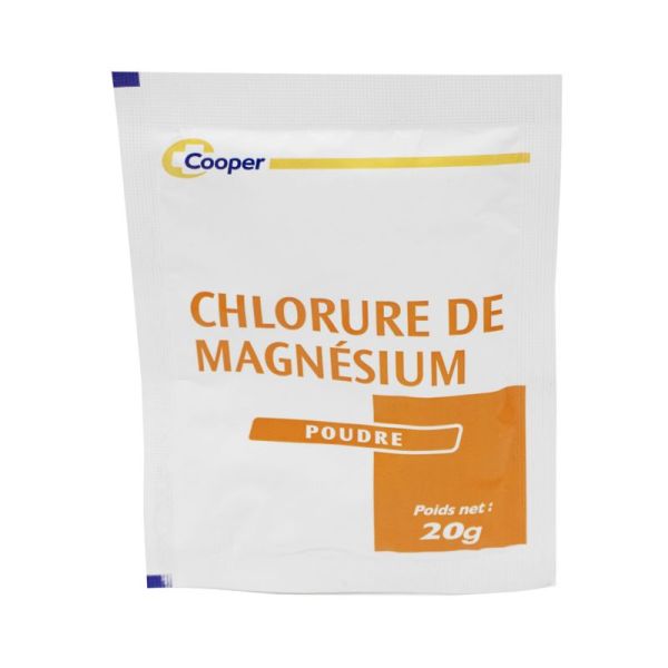 CHLORURE DE MAGNÉSIUM - Sachet 20 g - 1 Unité - COOPER
