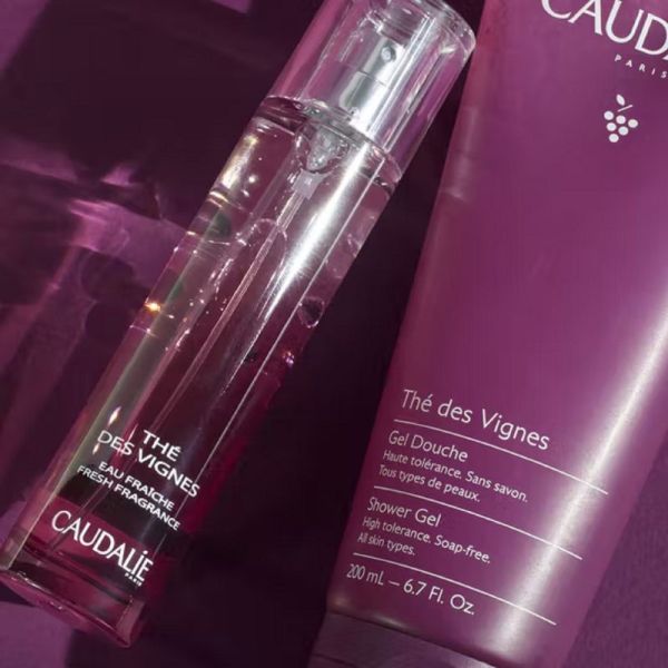 CAUDALIE Thé des Vignes Gel Douche 400ml - Tous Types de Peaux