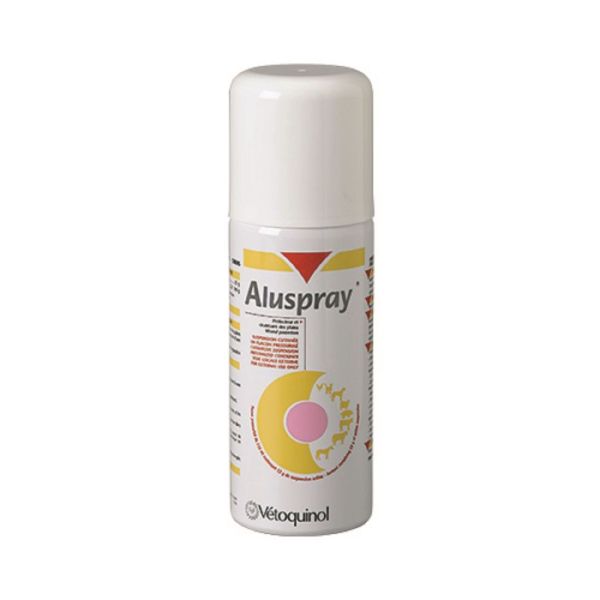 ALUSPRAY 127ml - Traitement Cicatrisant des Plaies - Toutes Espèces