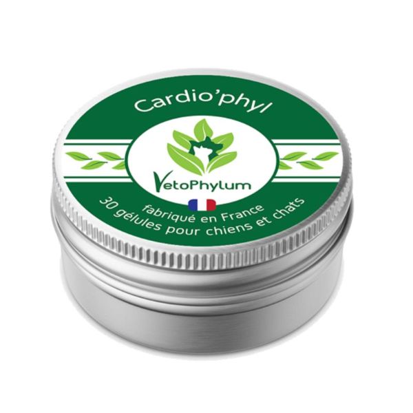 VETOPHYLUM CARDIO'PHYL 30 Gélules Chat, Chien - Circulation