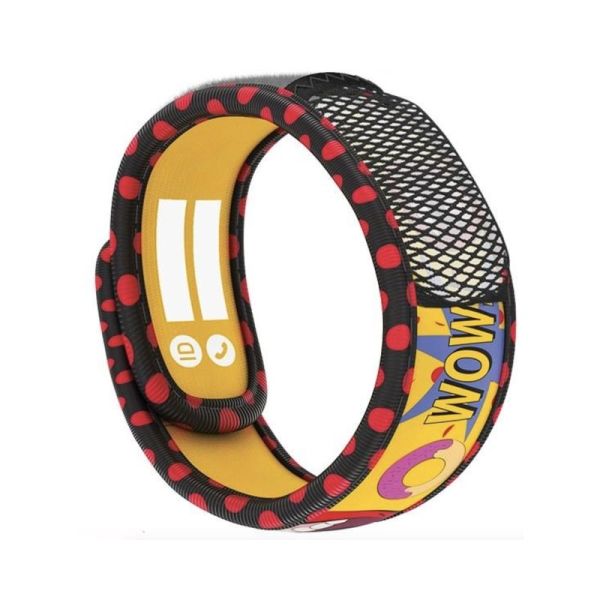 PARAKITO KIDS Bracelet POP ART - Bracelet Anti Moustiques Rechargeable - Enfant de 3 à 7 Ans - Bte/1