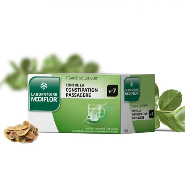 MEDIFLOR N°7 Tisane contre la constipation 24 Sachets 3400933993337