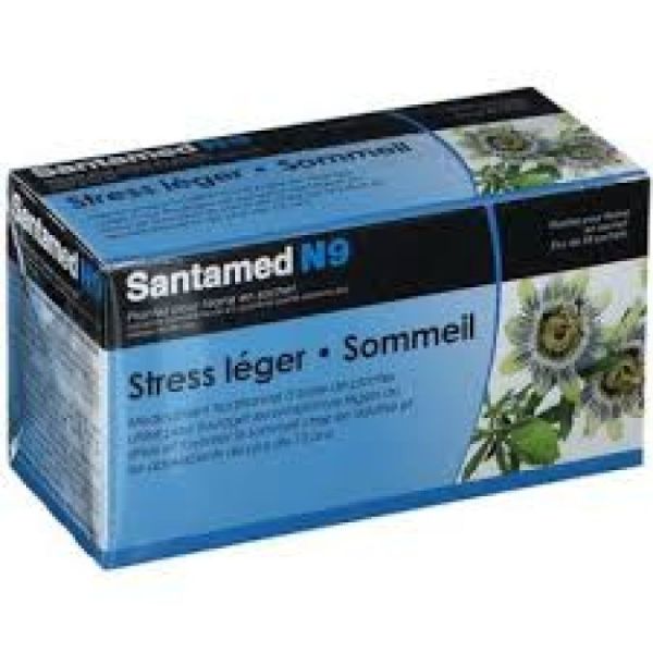 SANTAMED 09 STRESS LEGER SOMMEIL Plantes pour tisane 24 sachets-dose