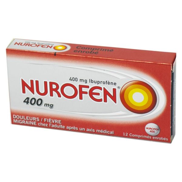 Nurofen 400 mg, 12 comprimés enrobés