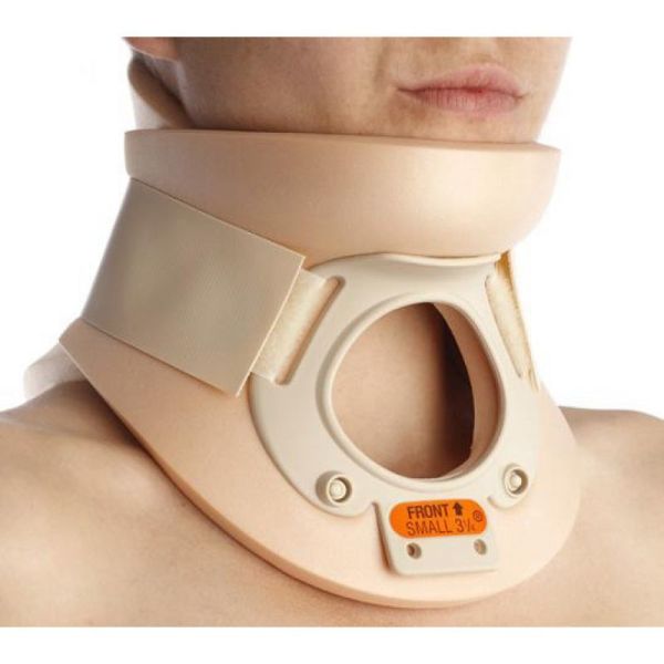 THUASNE Ortel C4 Rigid Ouvert - Collier Cervical Rigide + 4 Appuis (Mentonnier, Sternal, Occipital,