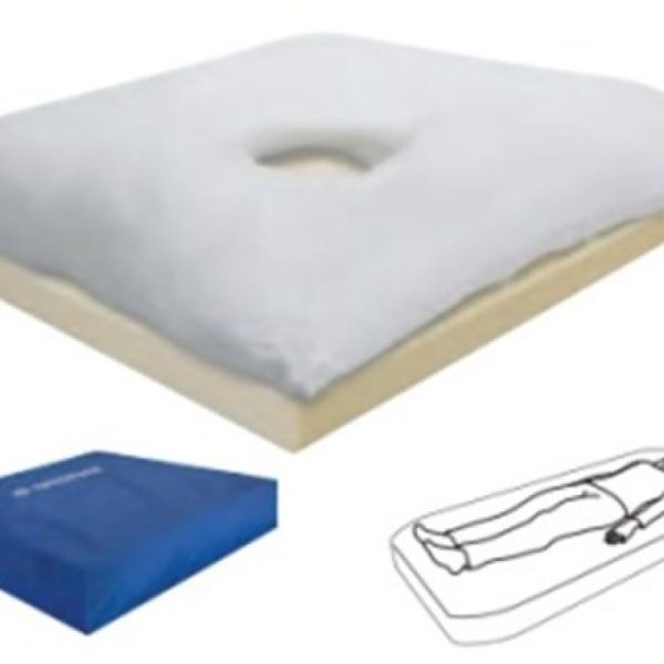 Coussin anti-escarres à mémoire de forme avec décharge silicone goural  OSL1260 : Distributeur national EXCLUSIF d'orthèses auprès des particuliers  et professionnels