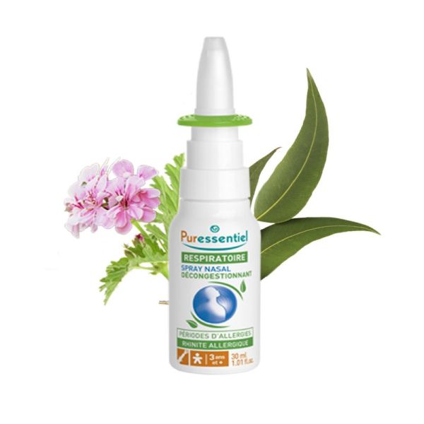 PURESSENTIEL RESPIRATOIRE BIO Spray Nasal Décongestionnant 30ml