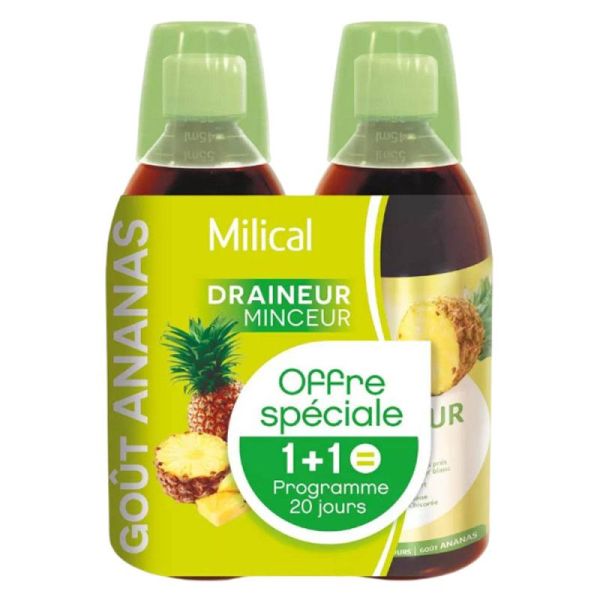 MILICAL - Utra Draineur Minceur - Offre spéciale 1+1 = Programme de 20 jours