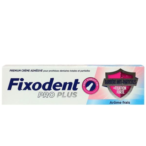 PROCTER & GAMBLE - Fixodent Pro Plus - Barrière anti-particules - fixation forte - arôme frais