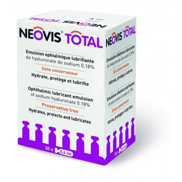 NEOVIS TOTAL 30 Unidoses de 0.4ml - Sécheresse Oculaire Modérée à Sévère