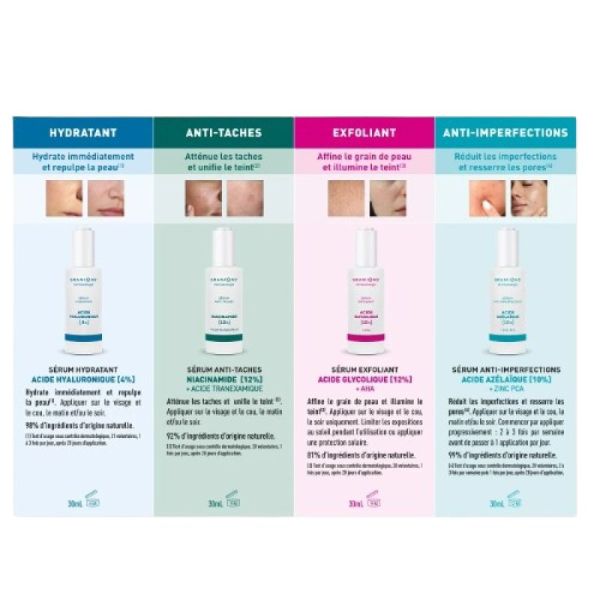 GRANIONS - Sérum Hydratant - Acide Hyaluronique 4 % -  FL/30ml