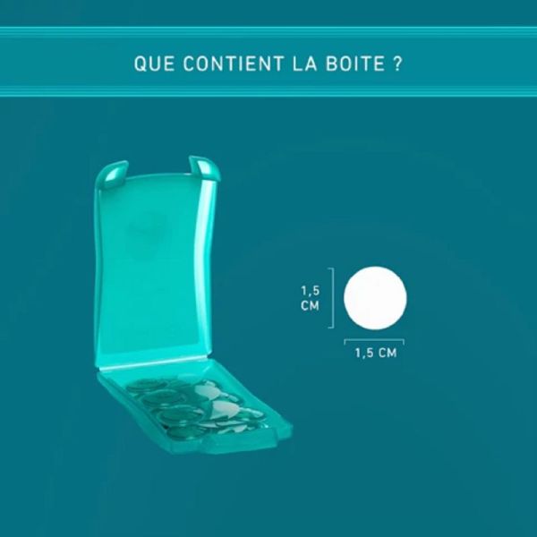 COMPEED 15 Patchs Discrets Bouton de Fièvre 1.5 x 1.5cm - Technologie Hydrocolloïde