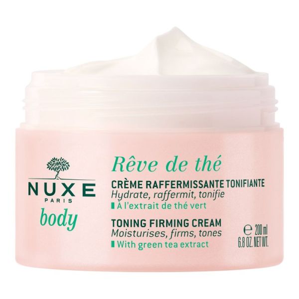 NUXE BODY REVE DE THE Crème Raffermissante Tonifiante 200ml - Au Thé Vert