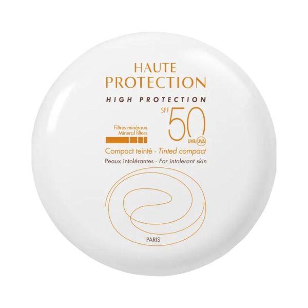 AVENE SOLAIRE - Crème de Teint Solaire Sable SPF50 Haute Protection, Compact Teinté Sable - 10 g