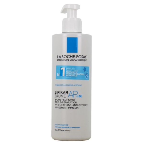 LIPIKAR AP+M Baume Relipidant Triple Réparation 400ml - Anti-Grattage, Anti-Rechute, Apaisement Immédiat
