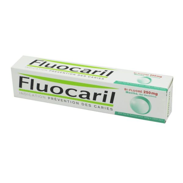 Fluocaril Bifluoré 250 mg Menthe, gel dentifrice - Tube 125 ml