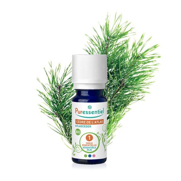 PURESSENTIEL BIO Cèdre de l' Atlas 5ml - Huile Essentielle Cedrus atlantica