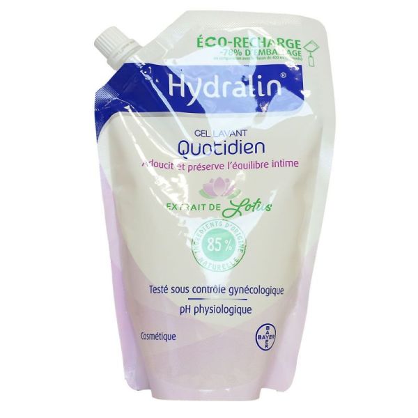 Hydralin Gel lavant quotidien éco-recharge 400ml