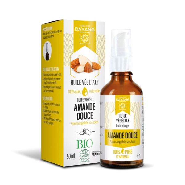 Huile d'amande douce bio - Pranarôm - 50 ml