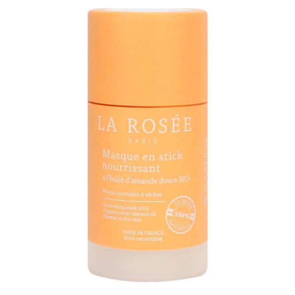 La Rosée Masque en stick huile amande bio peau normale 50g