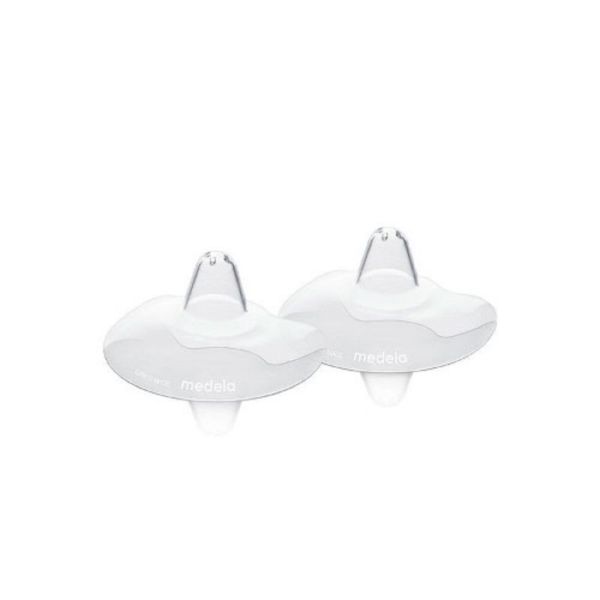 MEDELA Bout de Sein CONTACT Silicone - Taille M (20mm) - Lot/2 + 1 Boite de Rangement