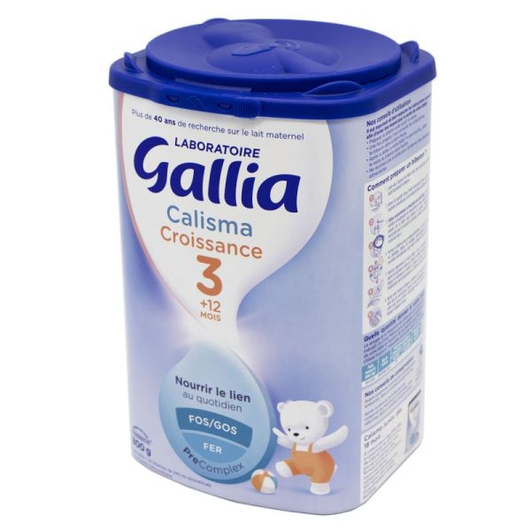 GALLIA CALISMA 3 CROISSANCE - 3x Bte/800g - Lait en Poudre pour Nourrisson de 1 à 3 Ans