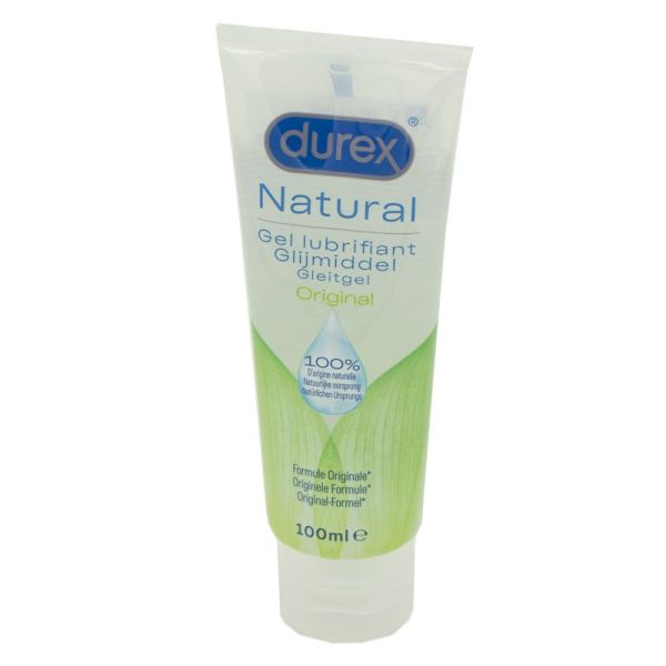 DUREX NATUREL Gel Lubrifiant - Formule Hydratante aux Ingrédients 100% d' Origine Naturelle -T/100ml