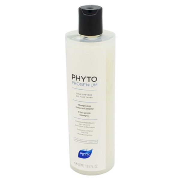 PHYTOPROGENIUM Shampooing Douceur Extrême 400ml - Tous Cheveux, Complexe Prébiotiques