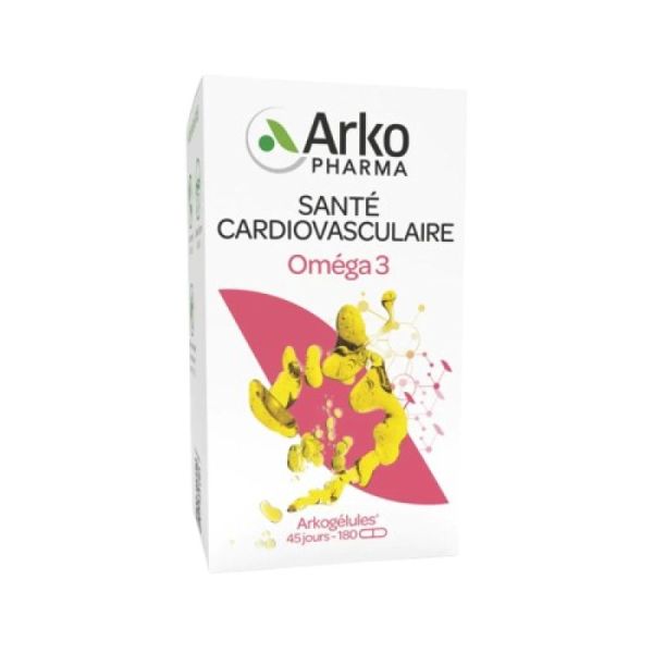 ARKOGELULES Oméga 3 - 60 Capsules - Bon Fonctionnement Cardiovasculaire