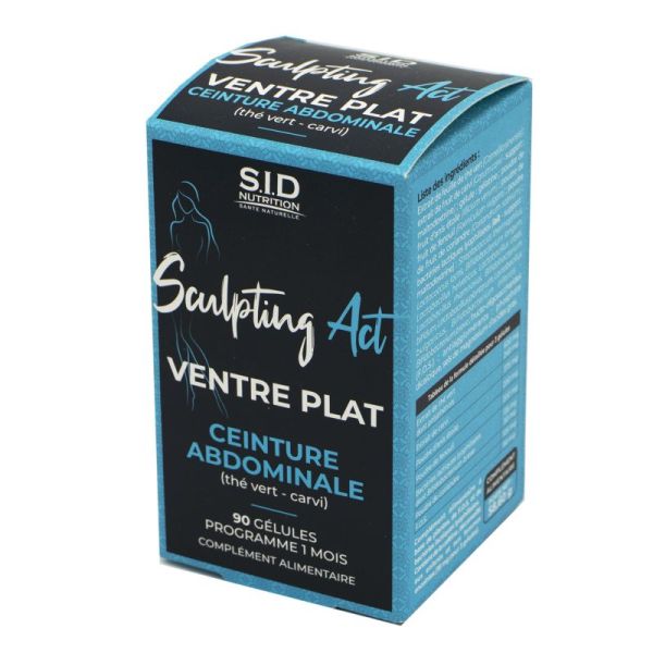 SCULPTING ACT Ventre plat Ceinture Abdominale - Complément Alimentaire - B/90 - 3401561498904