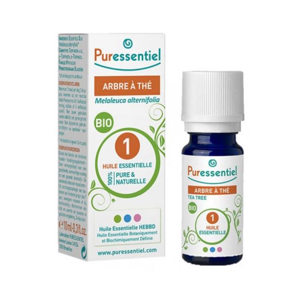 PURESSENTIEL BIO Arbre à Thé (Tea Tree) 10ml - Huile Essentielle Melaleuca alternifolia