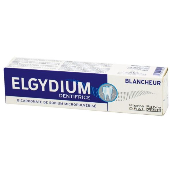 ELGYDIUM BLANCHEUR Dentifrice Blancheur au Bicarbonate - T/75ml