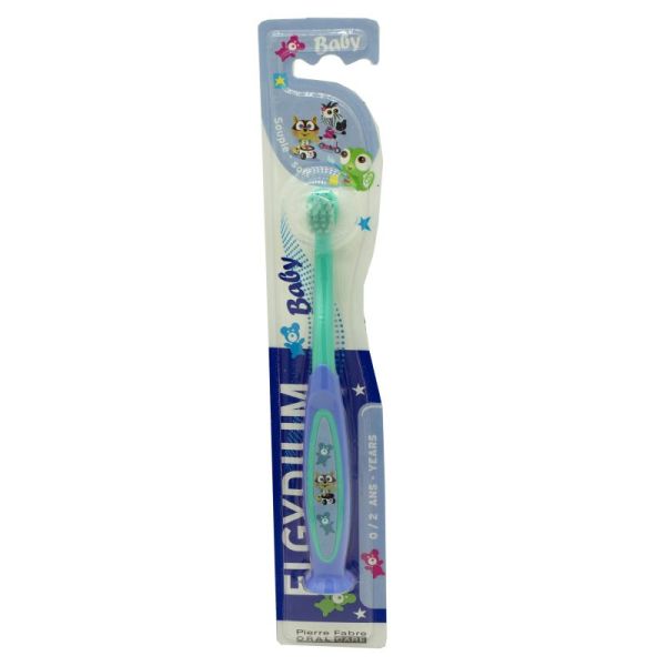 ELGYDIUM BABY Brosse à Dents d' Apprentissage pour Nourrissons de 0 à 2 Ans - 1 Unité