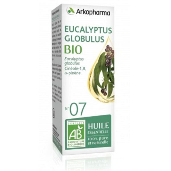 ARKOESSENTIEL BIO Eucalyptus Globulus n°07 - Fl/10ml - Huile Essentielle 100% Pure et Naturelle