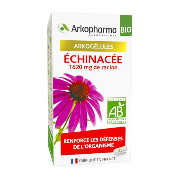 ARKOGELULES BIO Echinacée 1620mg de Racine - Bte/45 - Renforce les Défenses de l' Organisme