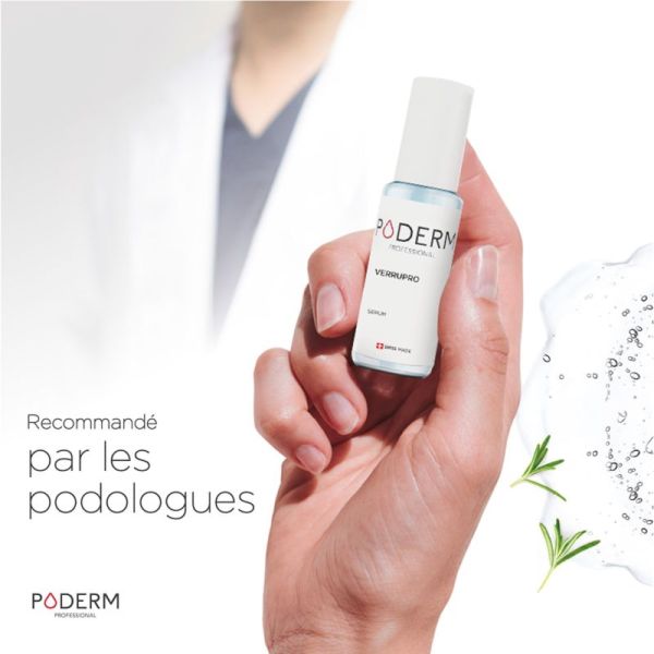 PODERM PROFESSIONAL VERRUPRO 8ml - Solution Sérum Pieds et Mains